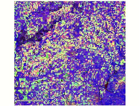 Landsat Tm Image Showing Band Ratio Combinations For