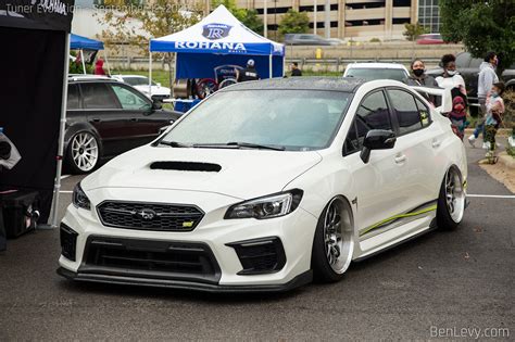 White Subaru WRX STI BenLevy