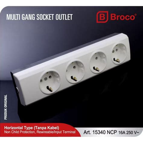 jual broco  stop  stop kontak colokan  lubang terminal broco