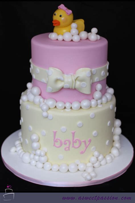 Rubber Duck Baby Shower Cake Sweet Passion Cakery