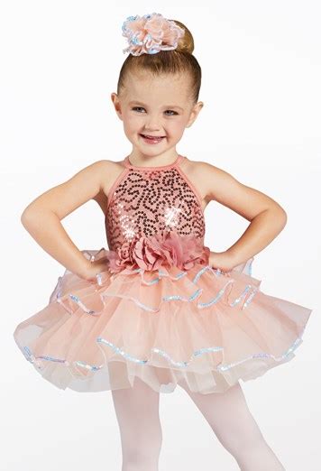 Ruffle Peplum Tutu Dance Dress Weissman® In 2023 Dance Dresses Ballerina Shirt Dance Costumes