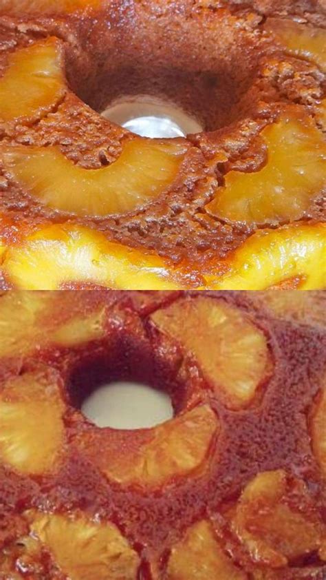 Bolo de Abacaxi caramelizado da dona Ana Receita prática e deliciosa