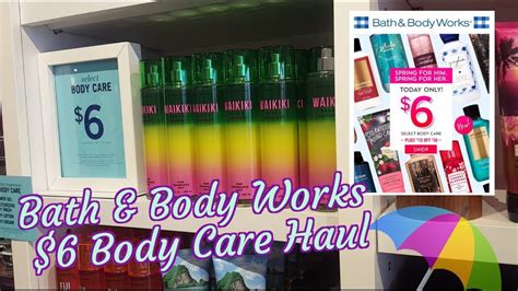 Bath And Body Works 6 Bodycare Haul New Tropical Collection Fragrances Youtube