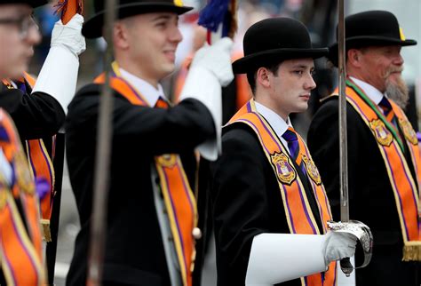 Orangemen Set To March To Mark Twelfth Of July In Northern Ireland