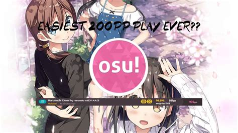 Osu Easiest Pp Play You Can Get Pp Youtube