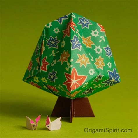 How to Make an Easy Origami Tree