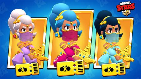 COMPREI O BRAWL PASS E LIBEREI As SKINS Da SHELLY Brawl Stars YouTube