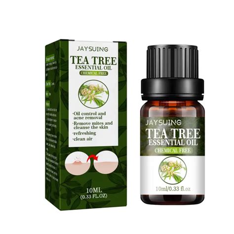 Jaysuing Tea Tee Essential Oil For Acne Scar Removal Cystic Treatment