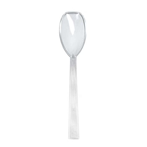 Northwest Enterprises Hard Plastic 9 Serving Spoons Clear 12 Count