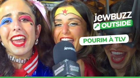 Pourim Tel Aviv Jewbuzz Outside Youtube