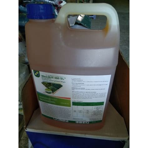 Jual Herbisida WEEDKILL 480 SL Pembasmi Rumput Sampai Akar 4 Liter