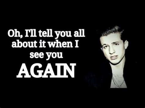 Wiz Khalifa See You Again Lyrics Hd Feat Charlie Puth Youtube Youtube