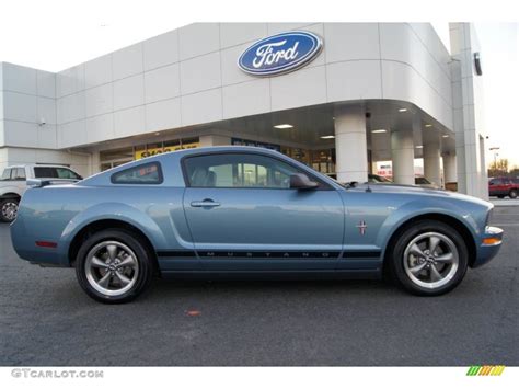 Windveil Blue Metallic Ford Mustang V Premium Coupe Exterior