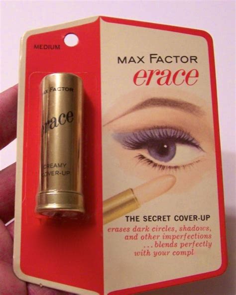 Max Factor Erase Concealer Vintage Makeup Ads Vintage Cosmetics