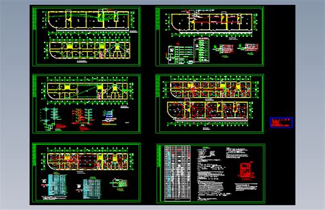 综合楼电气设计图22autocad 2000模型图纸下载 懒石网