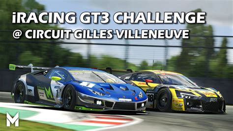 Gt Fanatec Challenge Circuit Gilles Villeneuve Iracing Vr Youtube