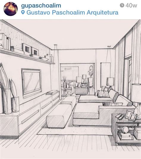 Sala De Estar Desenho Do Arquiteto Gustavo Paschoalim Fonte