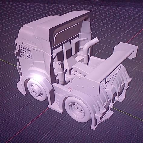 Kool Formula Truck 3d Model 3d Printable Cgtrader