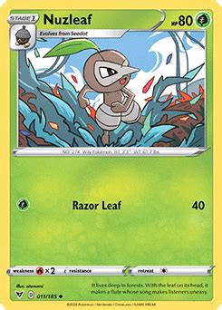 nuzleaf pokedex