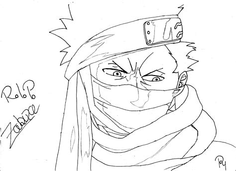 Zabuza - Outline ~ Naruto by Two-FacedCupcake on DeviantArt