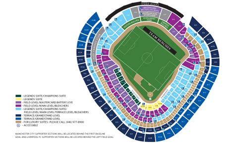 Yankee Stadium Detailed Seating Chart A Visual Reference Of Charts