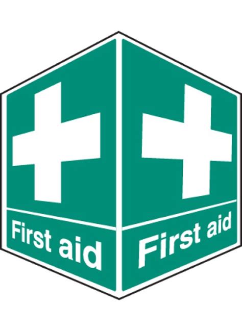 First Aid Projecting Sign