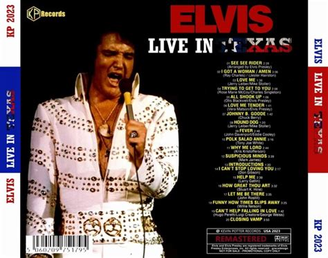 Elvis Live In Texas Cd Elvis New Dvd And Cds Elvis Presley Ftd