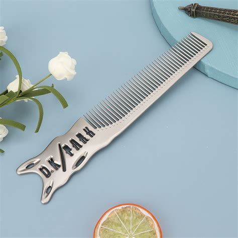 Professional Hair Cutting Comb Space Barbers Salon Hairdressing Aluminum Combcomb