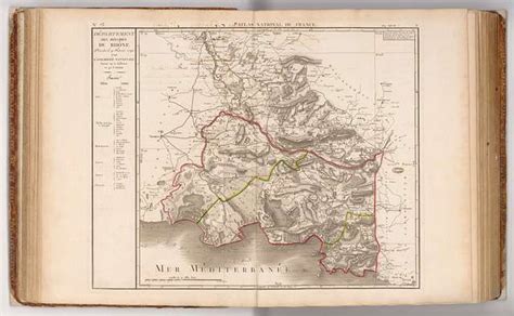 Carte du département des Bouches du Rhône 1800 PICRYL Public