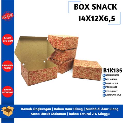 Jual Dus Snack Box Snack Dus Kue Box Kue B K X X Non Laminasi