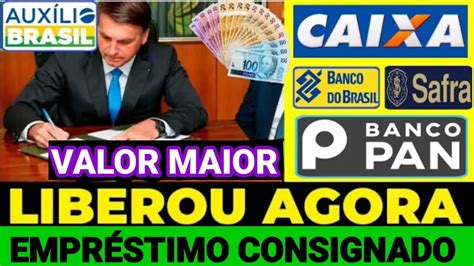 Empr Stimo Consignado Aux Lio Brasil Liberado Caixa Confirma Bancos