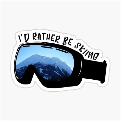 Skiing Stickers | Redbubble