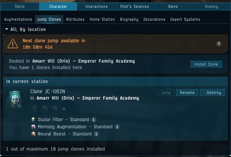 Jump Clones Eve Online