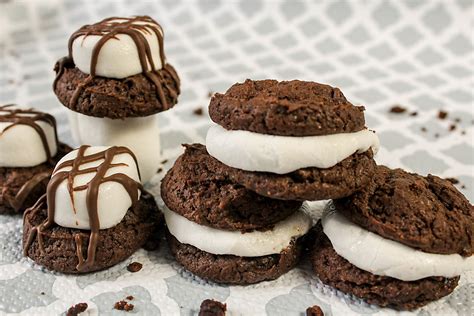 Chocolate Best Marshmallow Cookies Recipe Just A Pinch Recipes