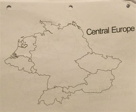 Central Europe Map AP Human Geography Diagram Quizlet