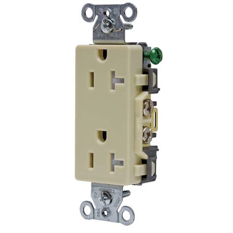 Straight Blade Devices Receptacles Tamper Resistant Duplex Decoratorcommercialindustrial