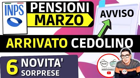 Inps⚠️ Cedolino Pensioni Marzo 2023 6 Novità Dettaglio Aumenti Arretrati Conguagli Pagamenti