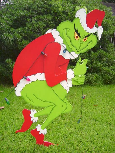 Diy Outdoor Christmas Decorations The Grinch Grinch Christmas