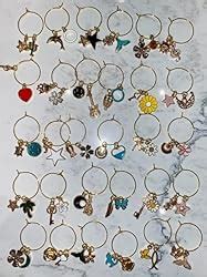 SANNIX 350Pcs Wholesale Bulk Lots Jewelry Making Charms Assorted Gold