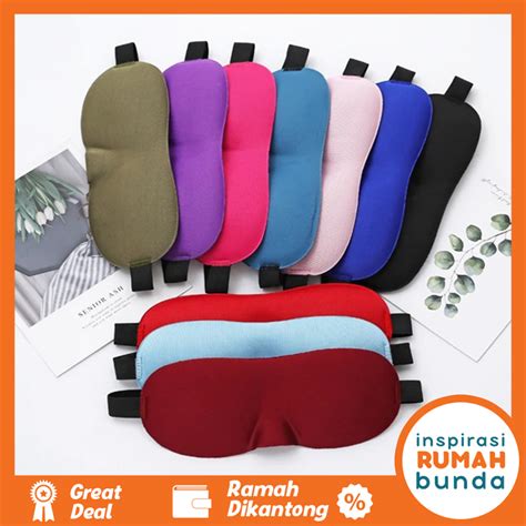 Jual PENUTUP MATA EYE MASK 3D KACAMATA TIDUR SLEEP MASKER TRAVEL TUTUP