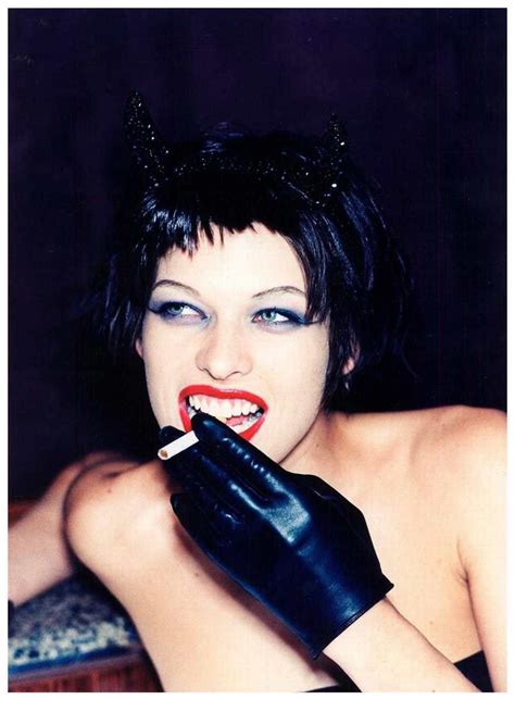 Milla Jovovich Milla Jovovich The Face Magazine Ellen Von Unwerth