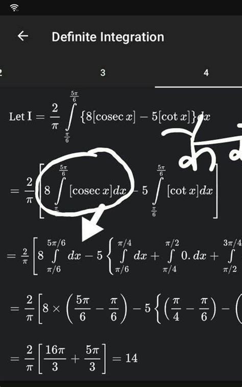 Definite Integration Begin Array L Text Let Mathrm I Frac