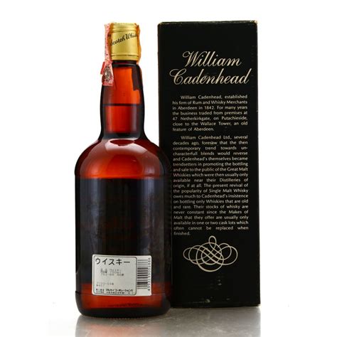 Aberlour 18 Year Old Cadenheads 1980s Whisky Auctioneer