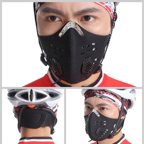 Anti Dust Cycling Face Masks Filter Half Face Neoprene Filter Bike Ski