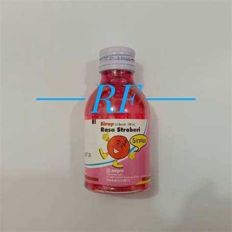 Jual Sirplus Strawberry Syrup 100ml Meprofarm Di Lapak Richter Farma