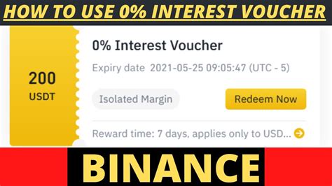 How To Redeem Binance Interest Voucher Easily Trading Crypto On