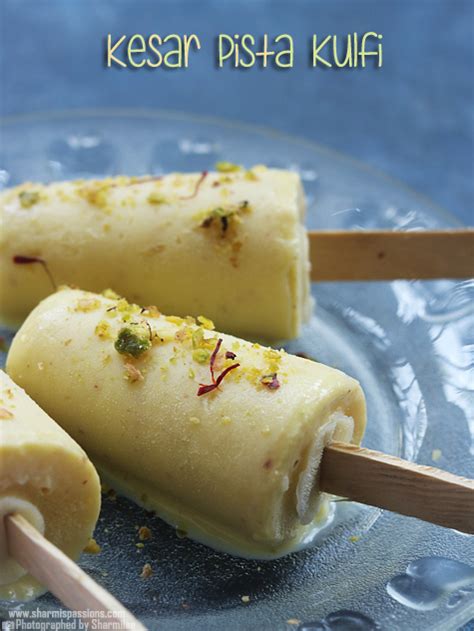 Kesar Pista Kulfi Recipe Sharmis Passions