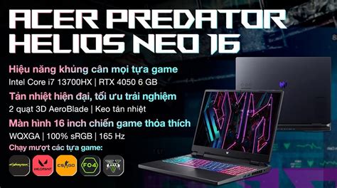 Laptop Acer Predator Helios Neo Phn Nh Qltsv