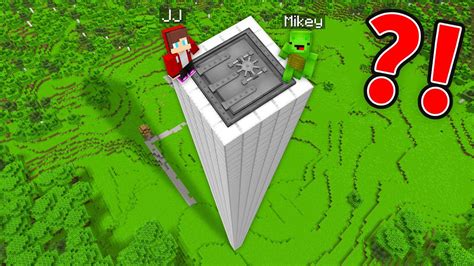 Mikey And Jj Found The Highest Bunker In Minecraft Maizen Youtube