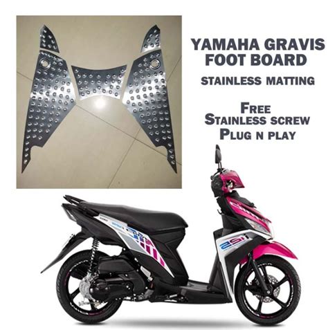 Yamaha Mio Gravis V Puzzle Matting W Stainless Screw Lazada Ph